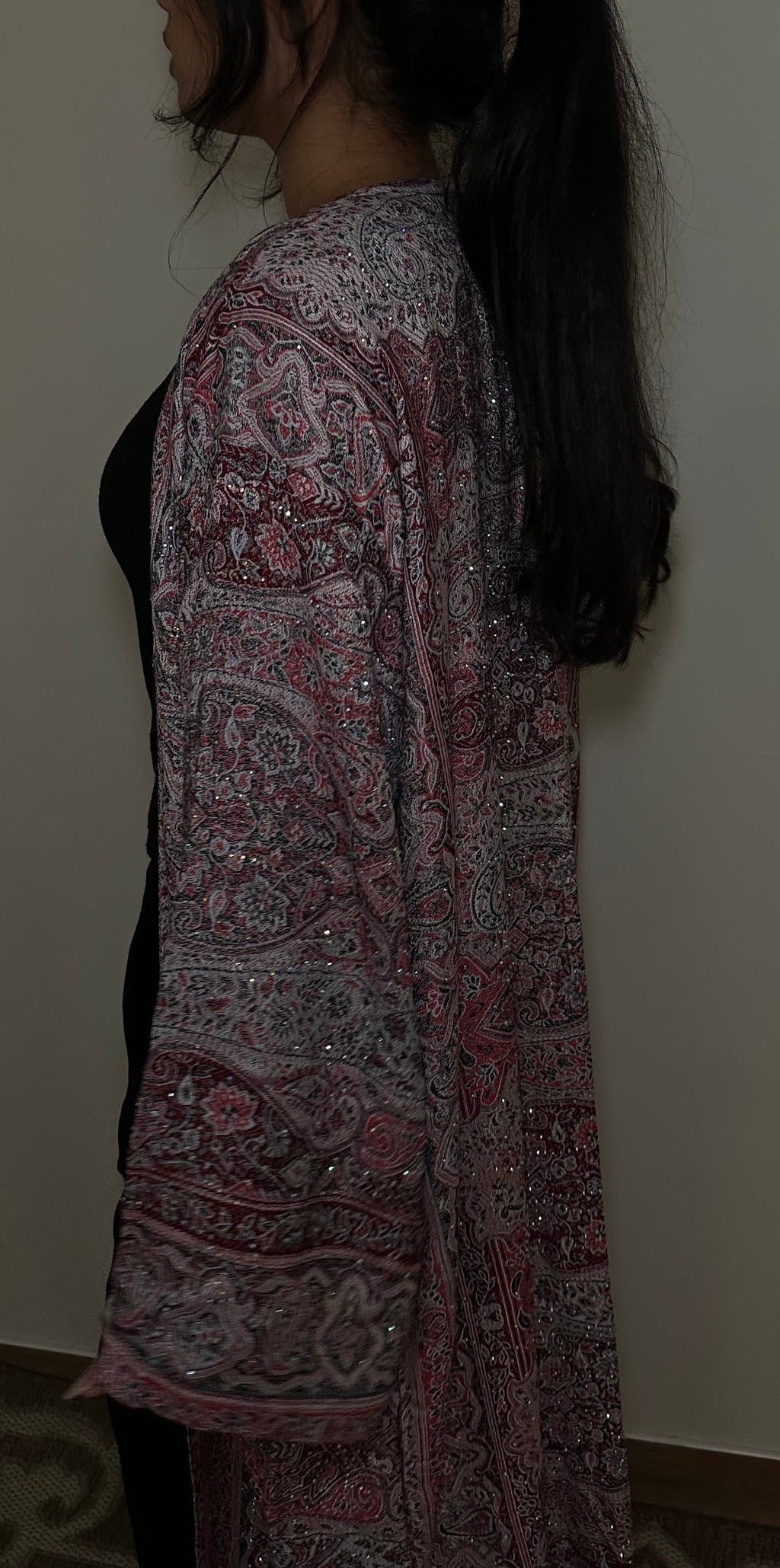 Pashmina abaya - Amber