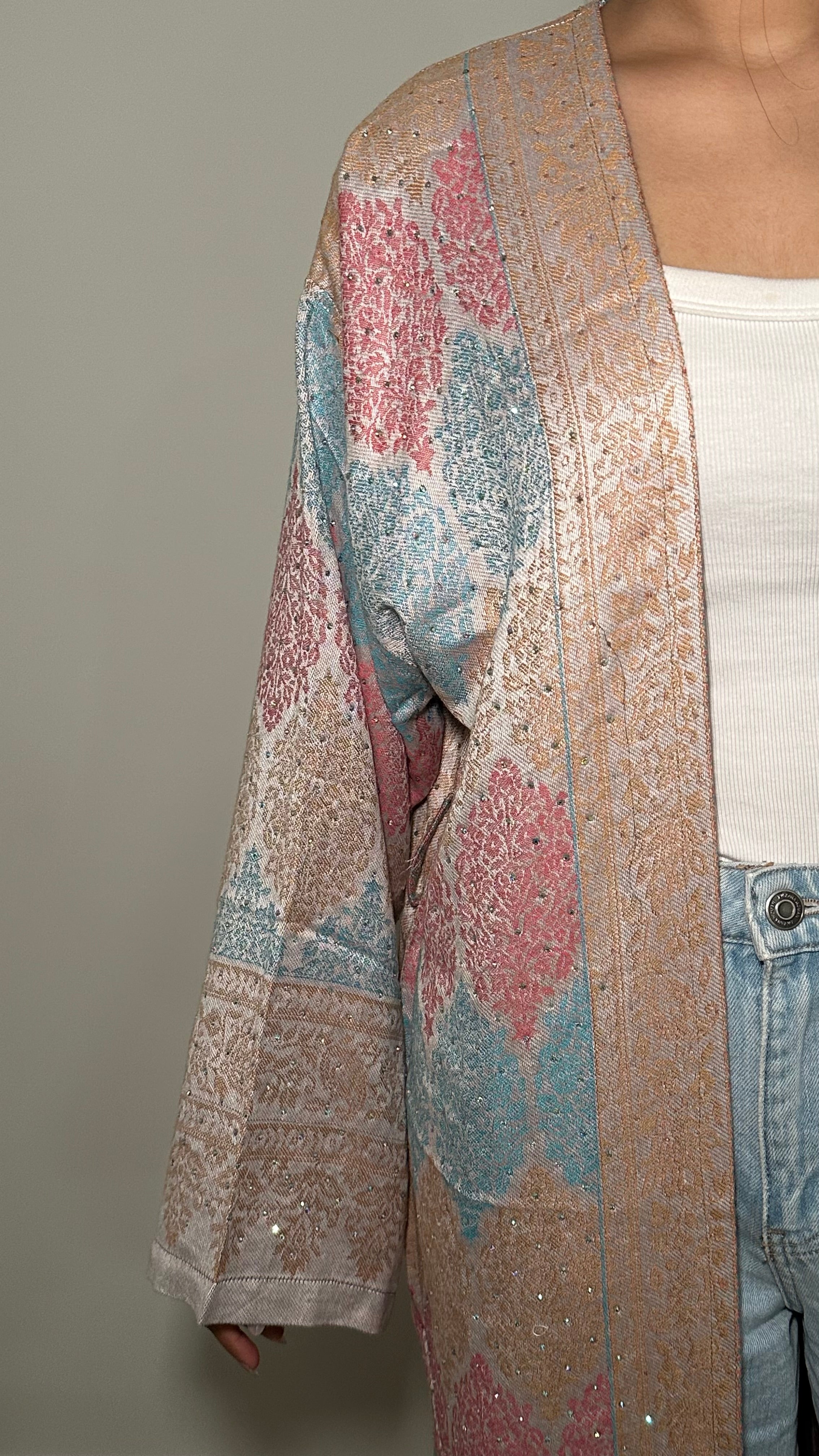 Pashmina abaya - Sand