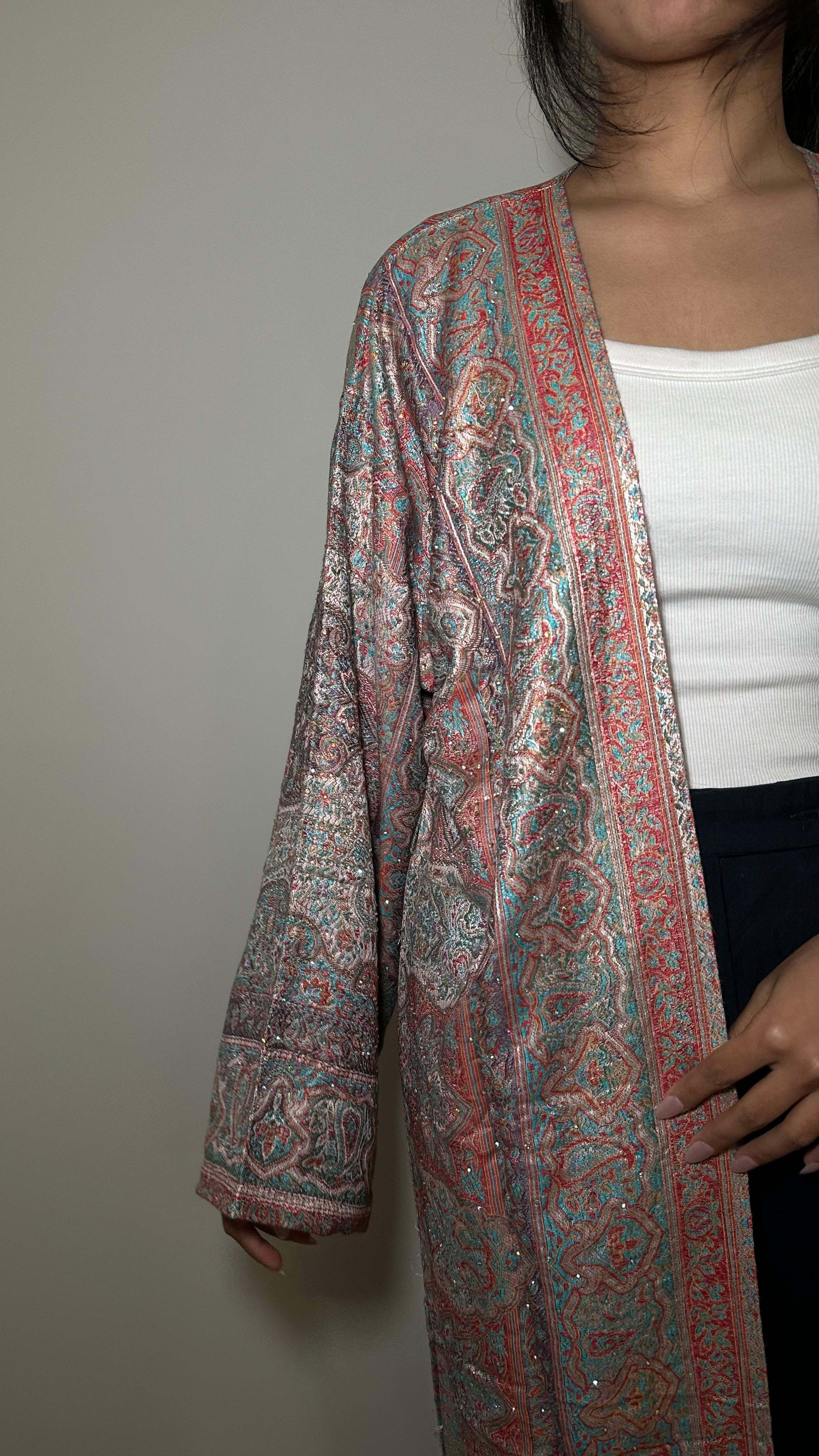 Pashmina abaya - Azur